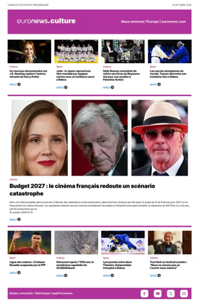 Cover of Euronews Culture (French)