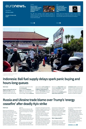 Cover of EuroNews (English Edition)