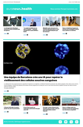 Cover of Euronews Health (French)