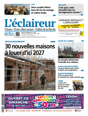Cover of L'Eclaireur (Vimeu Trois villes soeurs Vallee de la Bresle)