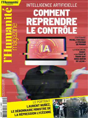 Cover of L'HUMANITE MAGAZINE