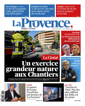 Cover of La Provence Aubagne-La Ciotat