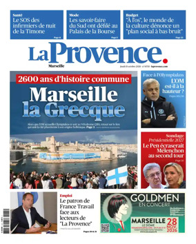 Cover of La Provence Marseille