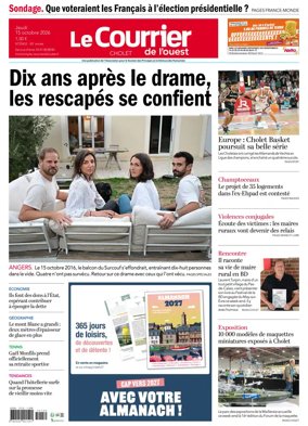 Cover of Le Courrier de l’Ouest (Cholet)