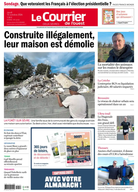 Cover of Le Courrier de l’Ouest (Deux-Sevres)