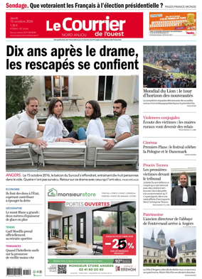 Cover of Le Courrier de l’Ouest (Nord Anjou)