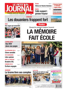Cover of Le Petit Journal - L'hebdo local de l'Aveyron
