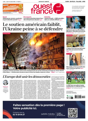 Cover of Ouest France (Caen - Bayeux - Falaise - Vire)