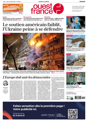 Cover of Ouest France (Manche)