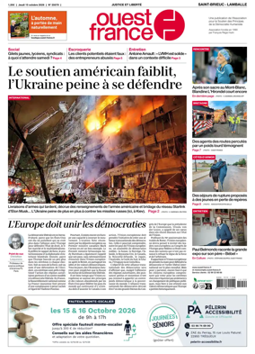 Cover of Ouest-France (Saint-Brieuc Lamballe)