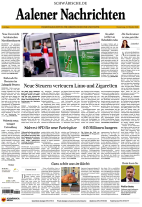 Cover of Aalener Nachrichten