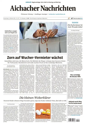 Cover of Aichacher Nachrichten