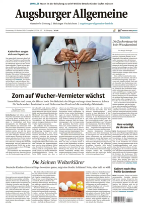 Cover of Augsburger Allgemeine (Land Nord)