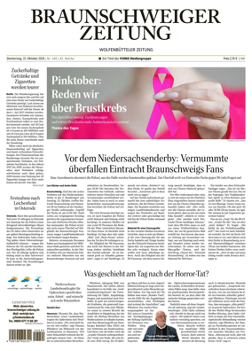Cover of Braunschweiger Zeitung (Braunschweig)