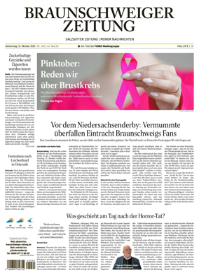 Cover of Braunschweiger Zeitung (Peine)
