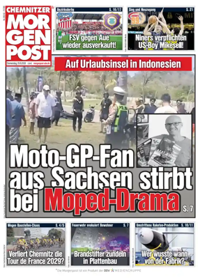 Cover of Chemnitzer Morgenpost