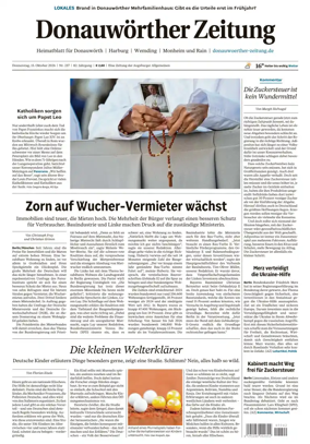 Cover of Donauwoerther Zeitung