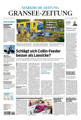Cover of Gransee-Zeitung