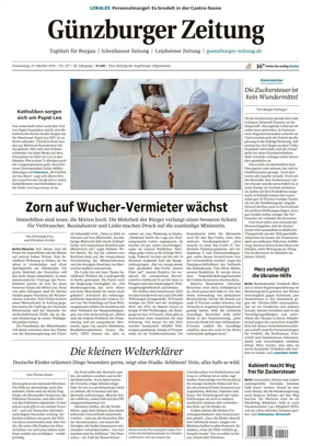 Cover of Guenzburger Zeitung