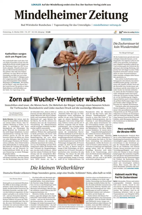 Cover of Mindelheimer Zeitung