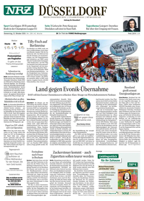 Cover of Neue Rhein Zeitung (Dusseldorf)