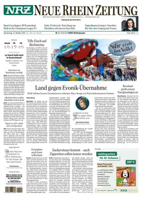 Cover of Neue Rhein Zeitung (Emmerich and Kleve)