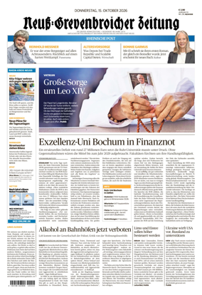 Cover of Neuss-Grevenbroicher Zeitung Neuss