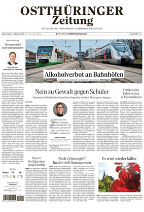 Cover of Ostthuringer Zeitung (Jena)