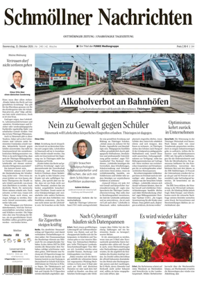 Cover of Ostthuringer Zeitung (Schmolln)