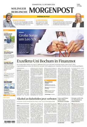 Cover of Solinger Bergische Morgenpost/Remscheid