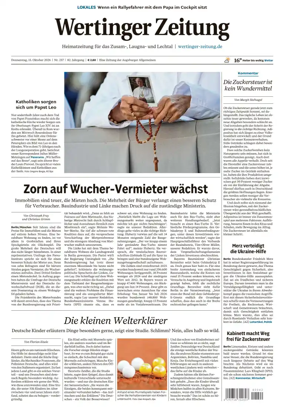 Cover of Wertinger Zeitung