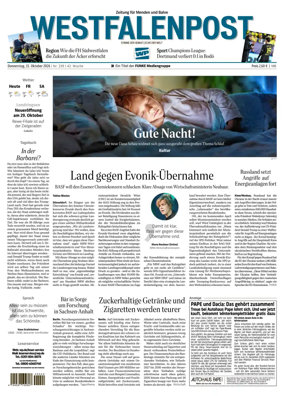 Cover of Westfalenpost (Menden)