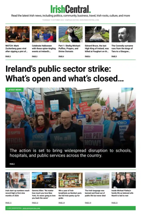 Cover of Irish Central
