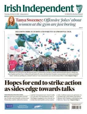 Cover of Irish Independent