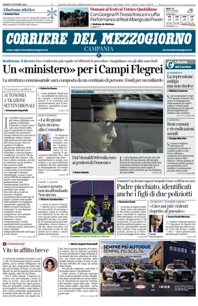 Cover of Corriere del Mezzogiorno (Campania)