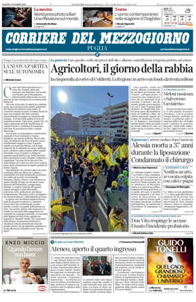 Cover of Corriere del Mezzogiorno (Puglia)