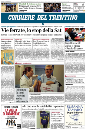 Cover of Corriere del Trentino
