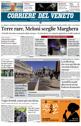 Cover of Corriere del Veneto (Padova e Rovigo)