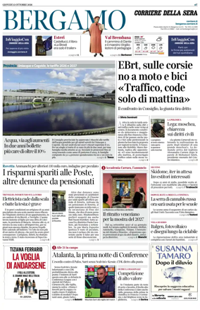 Cover of Corriere della Sera (Bergamo)