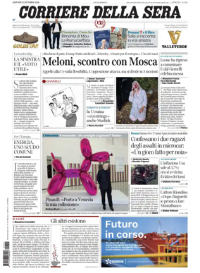 Cover of Corriere della Sera