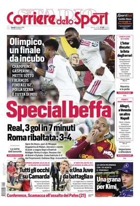 Cover of Corriere dello Sport