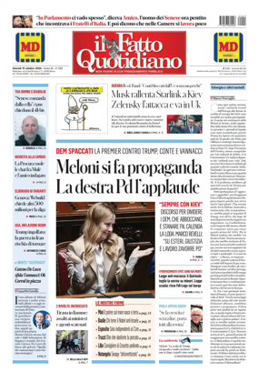 Cover of Il Fatto Quotidiano