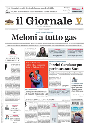 Cover of Il Giornale (Italy)