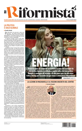 Cover of Il Riformista (Italy)