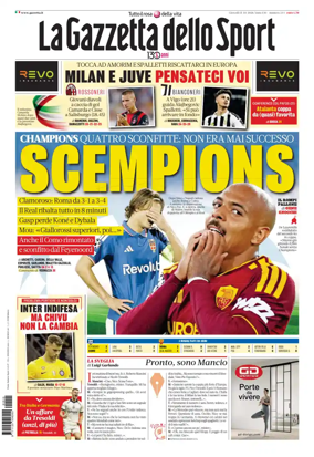 Cover of La Gazzetta dello Sport - Roma