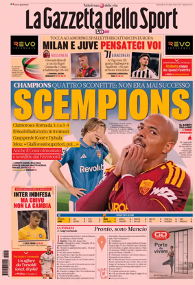 Cover of La Gazzetta dello Sport