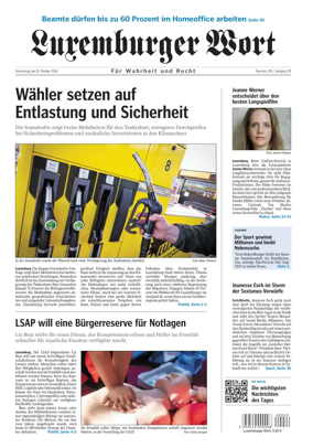 Cover of Luxemburger Wort