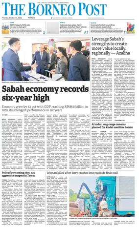 Cover of The Borneo Post (Sabah)