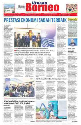 Cover of Utusan Borneo (Sabah)