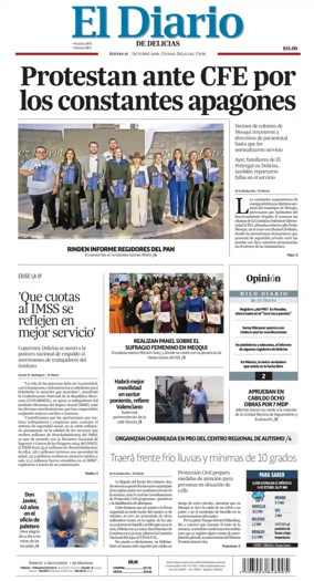 Cover of El Diario de Delicias
